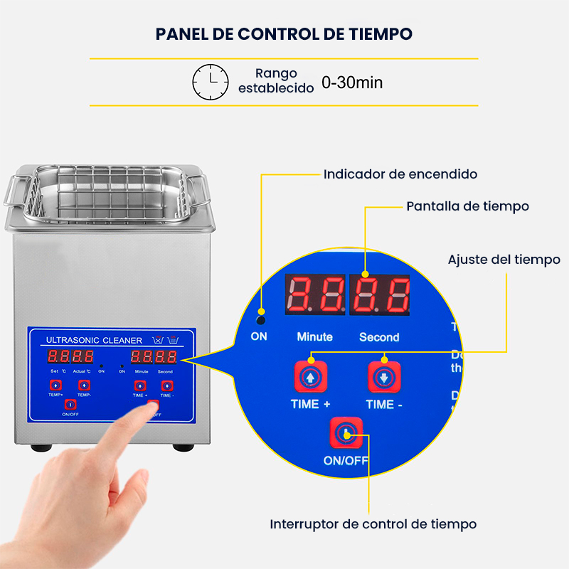 Cuba de ultrasonidos dental 1,8-2L - Imagen 2