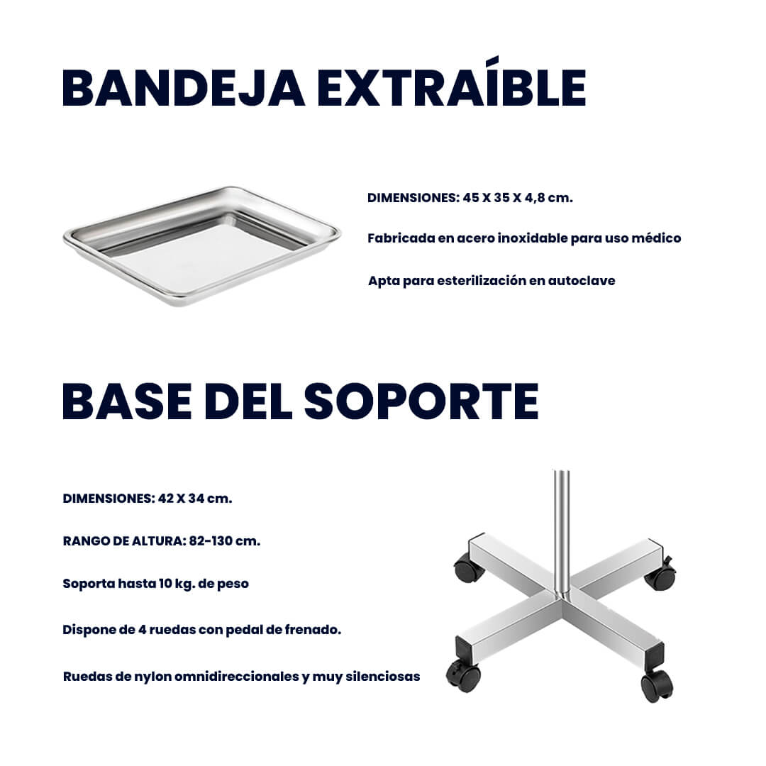 Bandeja quirúrgica para gabinete dental - Imagen 2
