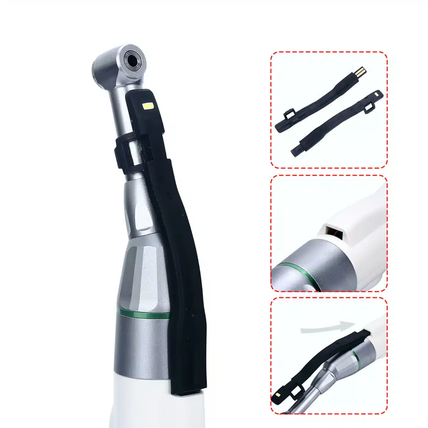 Motor de Endodoncia Inalámbrico con LED y Contra-ángulo Reductor 16:1 - Imagen 5