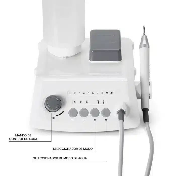 Equipo de ultrasonidos para tratamientos de profilaxis dental con luz - Imagen 5